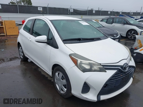 2015 Toyota Yaris L with VIN VNKJTUD30FA030021, listed as a IAAI auction lot 41805928 with 188,849 mi miles and . Bid and sale history available at carsss.com. Image 1.