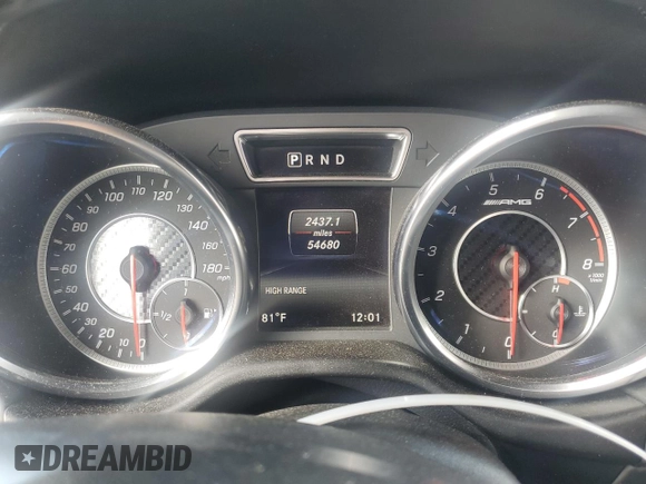 2017 Mercedes-Benz G 63 AMG with VIN WDCYC7DF0HX263541, listed as a Copart auction lot 61446875 with 54,680 mi miles and Salvage title. Bid and sale history available at DreamBid. Image 9.