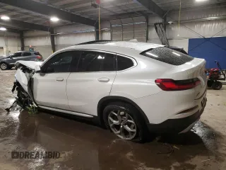 2021 BMW X4 xDrive30i with VIN 5UX2V1C01M9H64891, listed as a Copart auction lot 56797025 with Not provided miles and Salvage title. Bid and sale history available at DreamBid. Image 2.