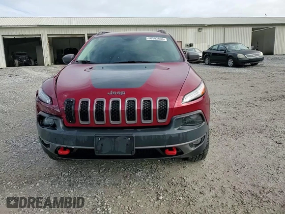 2017 Jeep Cherokee Trailhawk z VIN 1C4PJMBB2HW517312, wystawiony jako Copart lot #60502005 z przebiegiem 99 998 mil mil oraz Szkoda całkowita • Salvage title. Historia ofert i sprzedaży dostępna na DreamBid. Obrazek 14.