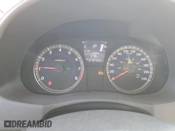 2012 Hyundai Accent GLS with VIN KMHCT4AE0CU245394, listed as a Copart auction lot 49442285 with 240,402 mi miles and Salvage Title. Bid and sale history available at carsss.com. Image 9.