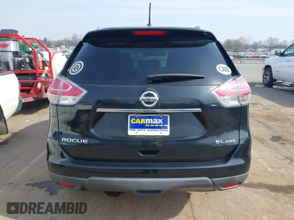 2016 Nissan Rogue SV z VIN KNMAT2MV1GP731809, wystawiony jako IAAI lot #41802574 z przebiegiem 109 578 mil mil oraz . Historia ofert i sprzedaży dostępna na DreamBid. Obrazek 16.