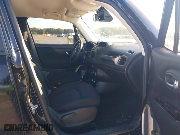 2017 Jeep Renegade Altitude with VIN ZACCJBBB0HPE54422, listed as a IAAI auction lot 42335593 with 52,597 mi miles and . Bid and sale history available at DreamBid. Image 5.