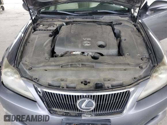 2013 Lexus IS 250 C with VIN JTHFF2C21D2529113, listed as a Copart auction lot 52416075 with 387,611 mi miles and Clean title. Bid and sale history available at DreamBid. Image 11.