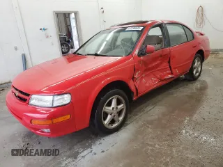 1999 Nissan Maxima GXE z VIN JN1CA21DXXT224380, wystawiony jako Copart lot #47236635 z przebiegiem 123 917 mil mil oraz Szkoda całkowita • Salvage title. Historia ofert i sprzedaży dostępna na DreamBid. Obrazek 1.