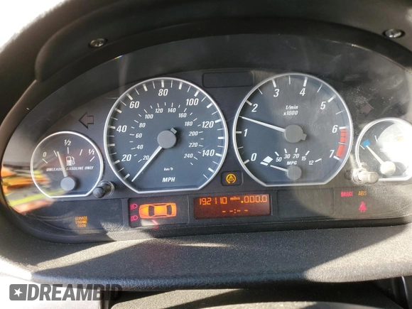 2003 BMW 3 Series 325i with VIN WBAAZ33423PH30708, listed as a Copart auction lot 81006754 with 192,110 mi miles and Salvage Title. Bid and sale history available at carsss.com. Image 9.