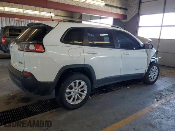2021 Jeep Cherokee Latitude with VIN 1C4PJMCB5MD245357, listed as a Copart auction lot 45858495 with 52,187 mi miles and Salvage title. Bid and sale history available at DreamBid. Image 3.
