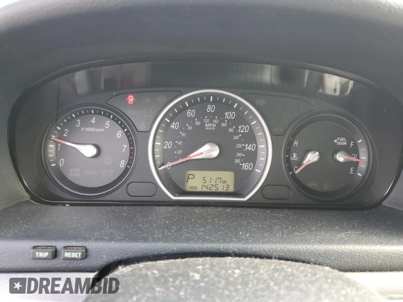 2006 Hyundai Sonata GLS with VIN 5NPEU46F26H065327, listed as a Copart auction lot 53082745 with 142,513 mi miles and Salvage Title. Bid and sale history available at DreamBid. Image 9.