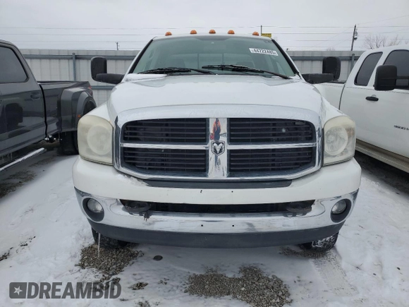 2007 Dodge 3500 SLT with VIN 3D7MX48A37G784946, listed as a Copart auction lot 44722485 with 386,813 mi miles and Salvage title. Bid and sale history available at DreamBid. Image 5.