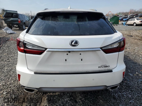 2017 Lexus RX with VIN 2T2BZMCAXHC061802, listed as a Copart auction lot 46859235 with 55,852 mi miles and Salvage Title. Bid and sale history available at carsss.com. Image 6.