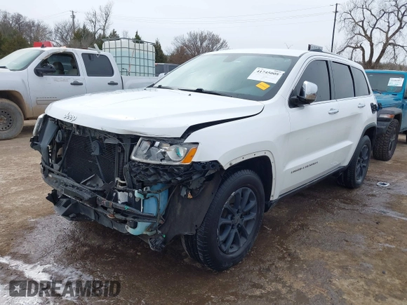 2014 Jeep Grand Cherokee Limited with VIN 1C4RJEBG8EC404004, listed as a IAAI auction lot 41745008 with 110,442 mi miles. Bid and sale history available at carsss.com. Image 19.