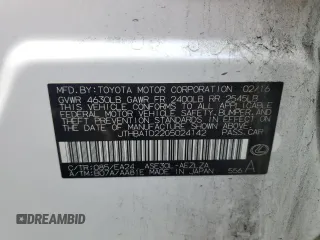 2016 Lexus IS 200t z VIN JTHBA1D22G5024142, wystawiony jako Copart lot #50451515 z przebiegiem 76 386 mil mil oraz Szkoda całkowita • Salvage title. Historia ofert i sprzedaży dostępna na DreamBid. Obrazek 12.