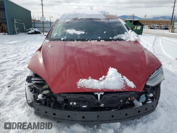 2016 Tesla Model X 70D with VIN 5YJXCAE23GF004772, listed as a Copart auction lot 45426655 with 77,453 mi miles and Salvage Title. Bid and sale history available at DreamBid. Image 5.