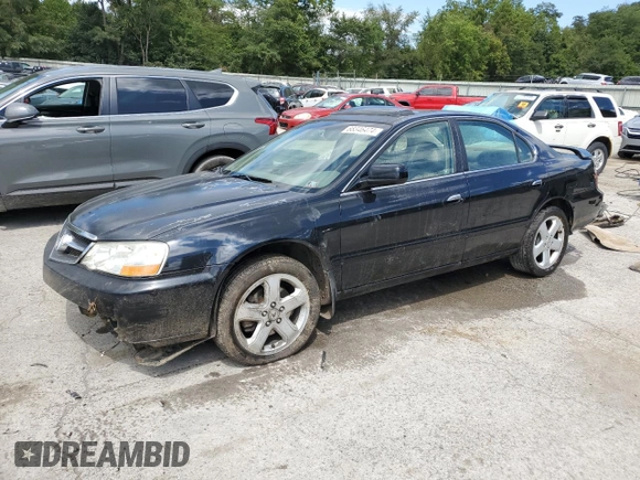 2002 Acura TL Type S with VIN 19UUA56832A044372, listed as a Copart auction lot 68346474 with 148,553 mi miles and Salvage Title. Bid and sale history available at carsss.com. Image 1.