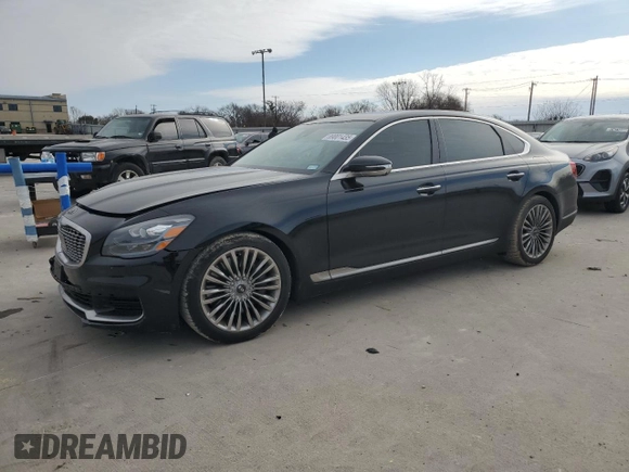 2020 Kia K900 z VIN KNAS24J68L6021495, wystawiony jako Copart lot #89001435 z przebiegiem 27 678 mil mil oraz Szkoda całkowita • Salvage title. Historia ofert i sprzedaży dostępna na DreamBid. Obrazek 1.