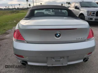 2006 BMW 6 Series 650Ci with VIN WBAEK13406CN72159, listed as a Copart auction lot 75078214 with 0 mi miles and Salvage Title. Bid and sale history available at carsss.com. Image 6.