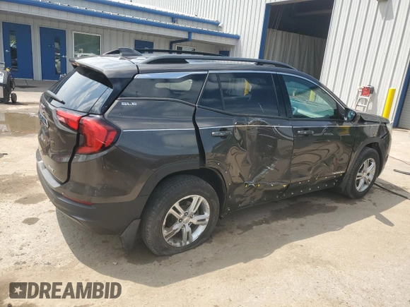 2019 GMC Terrain SLE with VIN 3GKALTEV0KL151061, listed as a Copart auction lot 59657955 with 70,786 mi miles and Salvage title. Bid and sale history available at DreamBid. Image 3.