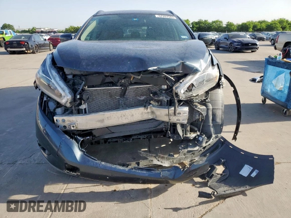 2018 Nissan Murano SL z VIN 5N1AZ2MG4JN109087, wystawiony jako Copart lot #57267565 z przebiegiem 86 388 mil mil oraz Szkoda całkowita • Salvage title. Historia ofert i sprzedaży dostępna na DreamBid. Obrazek 5.