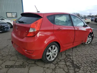 2013 Hyundai Accent SE with VIN KMHCU5AE9DU135285, listed as a Copart auction lot 44464715 with 116,247 mi miles and Salvage Title. Bid and sale history available at carsss.com. Image 3.