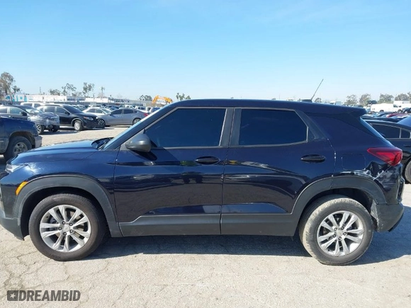 2021 Chevrolet TrailBlazer LS with VIN KL79MMS27MB018326, listed as a IAAI auction lot 41593762 with 54,316 mi miles. Bid and sale history available at carsss.com. Image 14.