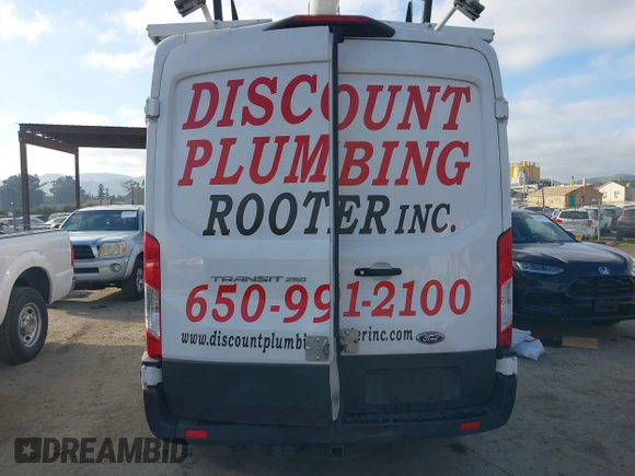 2022 Ford Transit Cargo with VIN 1FTBR1C80NKA05202, listed as a IAAI auction lot 41447583 with 75,302 mi miles and . Bid and sale history available at DreamBid. Image 17.
