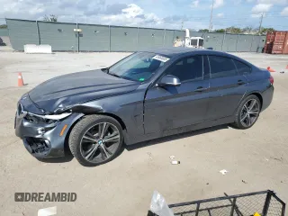 2018 BMW 4 Series 430i xDrive z VIN WBA4J3C59JBL04843, wystawiony jako Copart lot #45968005 z przebiegiem 56 450 mil mil oraz Szkoda całkowita • Salvage title. Historia ofert i sprzedaży dostępna na DreamBid. Obrazek 1.