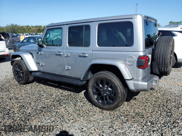 2021 Jeep Wrangler Unlimited Sahara High Altitude z VIN 1C4HJXEG5MW659306, wystawiony jako Copart lot #74563914 z przebiegiem Nie podano mil oraz Szkoda całkowita • Salvage title. Historia ofert i sprzedaży dostępna na DreamBid. Obrazek 2.