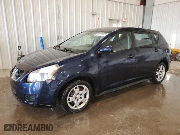 2009 Pontiac Vibe w/1SB with VIN 5Y2SP67079Z439363, listed as a Copart auction lot 82773844 with 202,694 mi miles and Non Repairable. Bid and sale history available at carsss.com. Image 1.