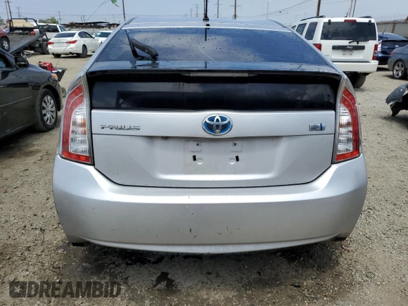 2015 Toyota Prius Four with VIN JTDKN3DUXF0436954, listed as a Copart auction lot 54655255 with 123,799 mi miles and Salvage Title. Bid and sale history available at DreamBid. Image 6.