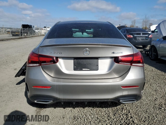 2019 Mercedes-Benz A 220 with VIN WDD3G4FB3KW017700, listed as a Copart auction lot 48054685 with 55,296 mi miles and Clean Title. Bid and sale history available at DreamBid. Image 6.