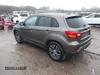 2018 Mitsubishi Outlander Sport ES 2.0 with VIN JA4AR3AU9JU017574, listed as a IAAI auction lot 41044910 with 123,386 mi miles. Bid and sale history available at carsss.com. Image 3.