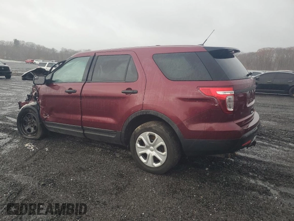 2013 Ford Utility Police Interceptor with VIN 1FM5K7AR9DGB90413, listed as a Copart auction lot 80661584 with 0 mi miles and Clean Title. Bid and sale history available at carsss.com. Image 2.