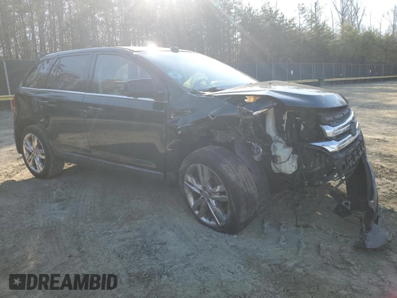 2011 Ford Edge Limited with VIN 2FMDK3KC4BBA25310, listed as a Copart auction lot 50538205 with 201,021 mi miles and Salvage Title. Bid and sale history available at carsss.com. Image 4.