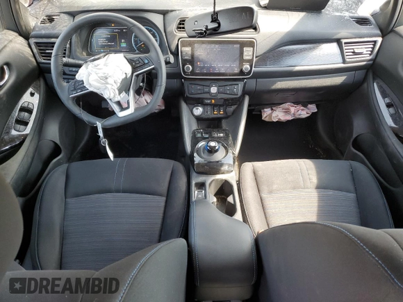 2022 Nissan LEAF SV Plus with VIN 1N4BZ1CV7NC555289, listed as a Copart auction lot 61406764 with 12,658 mi miles and Clean Title. Bid and sale history available at DreamBid. Image 8.