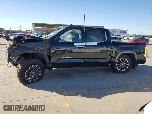 2022 Toyota Tundra Limited z VIN 5TFJA5DB0NX004543, wystawiony jako Copart lot #79259444 z przebiegiem 20 955 mil mil oraz Szkoda całkowita • Salvage title. Historia ofert i sprzedaży dostępna na DreamBid. Obrazek 1.