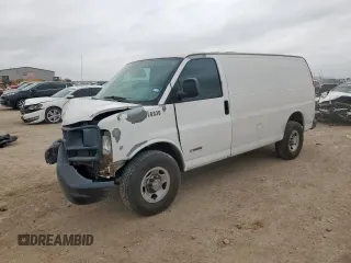 2006 Chevrolet Express Cargo z VIN 1GCGG25V861133375, wystawiony jako Copart lot #57604095 z przebiegiem 224 805 mil mil oraz Szkoda całkowita • Salvage title. Historia ofert i sprzedaży dostępna na DreamBid. Obrazek 1.
