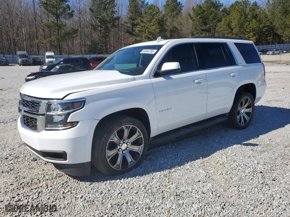 2018 Chevrolet Tahoe LT with VIN 1GNSCBKC8JR250755, listed as a Copart auction lot 45945785 with 150,793 mi miles and Salvage Title. Bid and sale history available at carsss.com. Image 1.