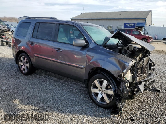 2014 Honda Pilot Touring with VIN 5FNYF4H99EB031008, listed as a Copart auction lot 49169595 with 162,506 mi miles and Non Repairable. Bid and sale history available at carsss.com. Image 4.