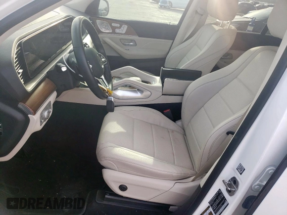 2023 Mercedes-Benz GLE 450 with VIN 4JGFB5KB5PA863344, listed as a Copart auction lot 49976145 with 57,077 mi miles and Salvage title. Bid and sale history available at DreamBid. Image 7.