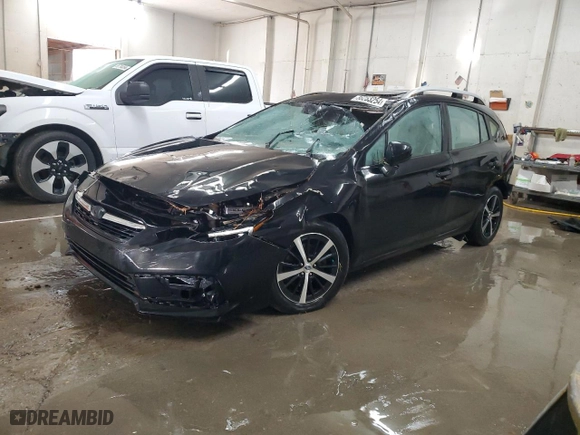 2020 Subaru Impreza Premium with VIN 4S3GTAD68L3730431, listed as a Copart auction lot 86253254 with 43,168 mi miles and Non Repairable. Bid and sale history available at carsss.com. Image 1.