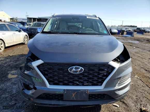 2019 Hyundai Tucson Value with VIN KM8J33A4XKU956382, listed as a Copart auction lot 42863185 with 68,364 mi miles and Salvage Title. Bid and sale history available at carsss.com. Image 5.