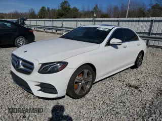2017 Mercedes-Benz E-Class E 300 Luxury with VIN WDDZF4JB8HA082844, listed as a Copart auction lot 45734335 with 99,362 mi miles and Salvage Title. Bid and sale history available at carsss.com. Image 1.