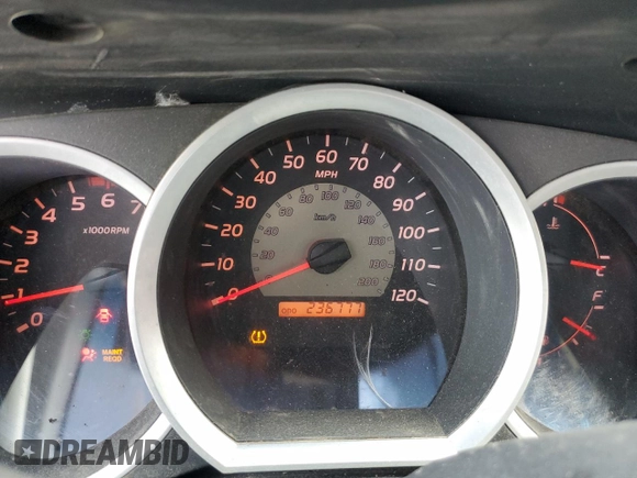 2010 Toyota Tacoma PreRunner with VIN 5TEJU4GN9AZ691581, listed as a Copart auction lot 50878855 with 236,777 mi miles and Salvage Title. Bid and sale history available at DreamBid. Image 9.