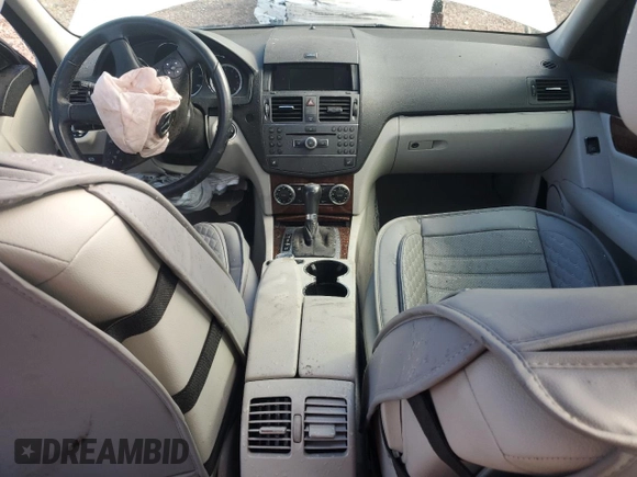 2010 Mercedes-Benz C 300 Sport with VIN WDDGF5EB7AF359225, listed as a Copart auction lot 59323715 with 151,444 mi miles and Salvage title. Bid and sale history available at DreamBid. Image 8.