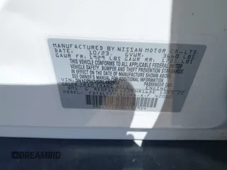 2024 Nissan Kicks SV z VIN 3N1CP5CV0RL482954, wystawiony jako IAAI lot #41978519 z przebiegiem 13 816 mil mil oraz . Historia ofert i sprzedaży dostępna na DreamBid. Obrazek 9.