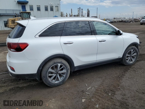 2019 Kia Sorento EX z VIN 5XYPHDA54KG606987, wystawiony jako Copart lot #53133465 z przebiegiem 102 446 mil mil oraz Szkoda całkowita • Salvage title. Historia ofert i sprzedaży dostępna na DreamBid. Obrazek 3.