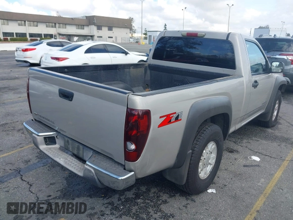 2005 Chevrolet Colorado Z71 with VIN 1GCDS146158157027, listed as a IAAI auction lot 41529507 with 262,463 mi miles and . Bid and sale history available at DreamBid. Image 4.