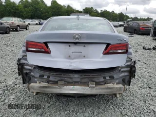 2015 Acura TLX Technology with VIN 19UUB2F56FA018047, listed as a Copart auction lot 60394865 with 204,277 mi miles and Salvage title. Bid and sale history available at DreamBid. Image 6.