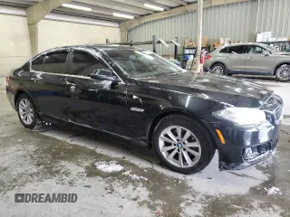 2016 BMW 5 Series 528i xDrive with VIN WBA5A7C53GG148886, listed as a Copart auction lot 46099925 with 155,113 mi miles and Salvage Title. Bid and sale history available at DreamBid. Image 4.