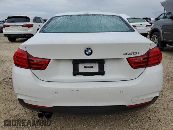 2017 BMW 4 Series 430i with VIN WBA4R7C50HK876667, listed as a Copart auction lot 74543364 with Not Provided miles and Salvage Title. Bid and sale history available at DreamBid. Image 6.